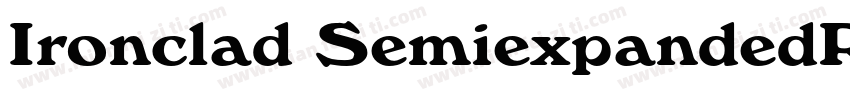 Ironclad SemiexpandedRegular字体转换